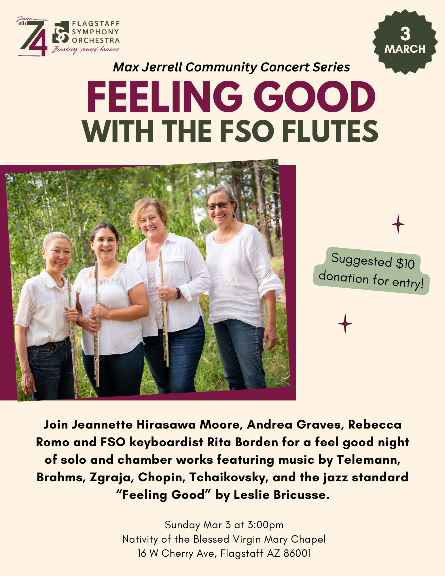 Max Jerrell Community Concerts Flagstaff Symphony Orchestra